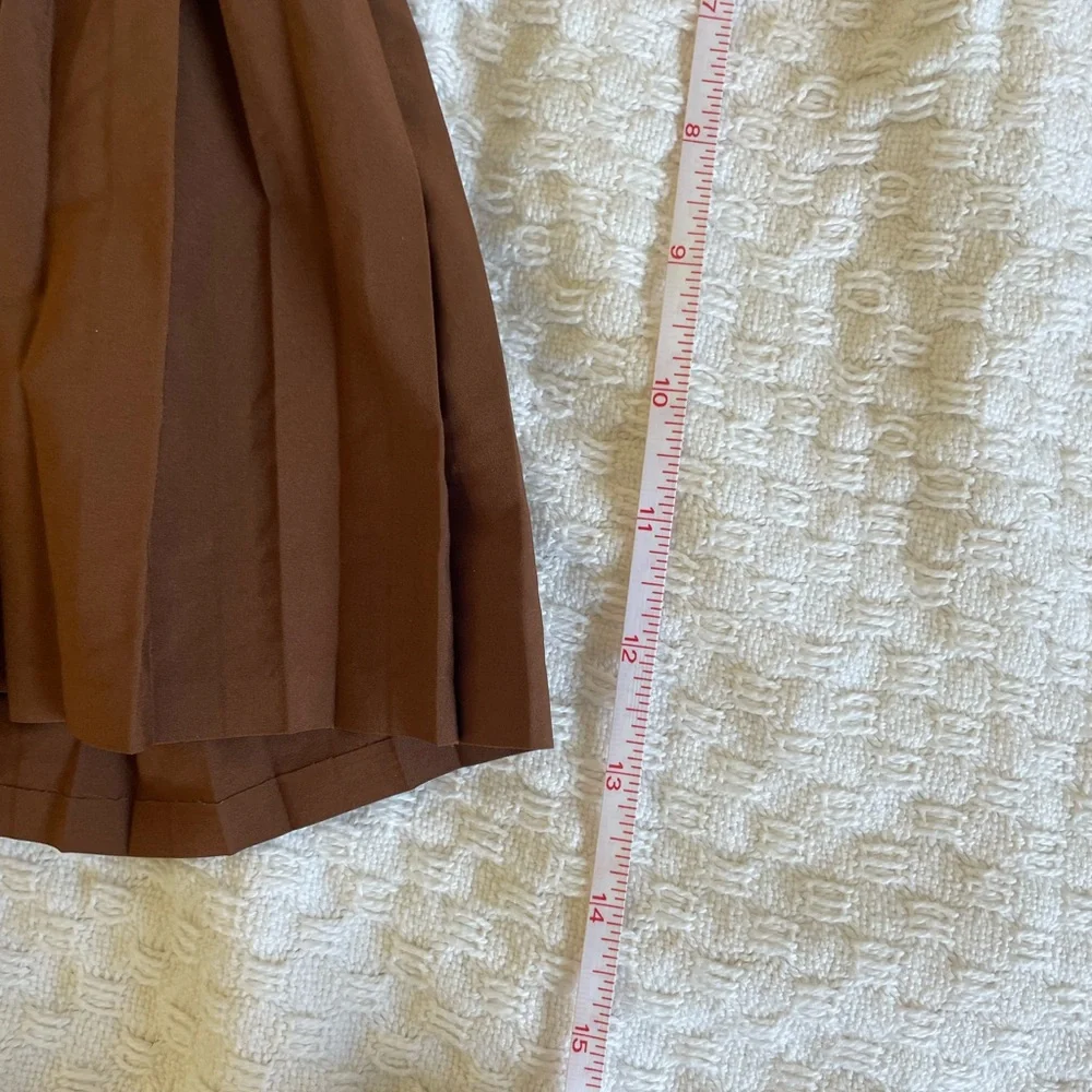 ALO Yoga Chocolate Brown Tennis Skirt